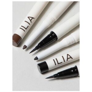 NWT ILIA *SET OF 2* Clean Line Liquid Liner in Midnight Express 0.01 fl oz each